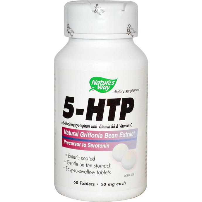 Nature's Way 5-HTP 50mg 60 Tablets Dietary Supplement