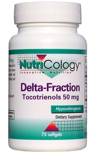 Nutricology Delta-Fraction Tocotrienols 50mg 75 Softgels