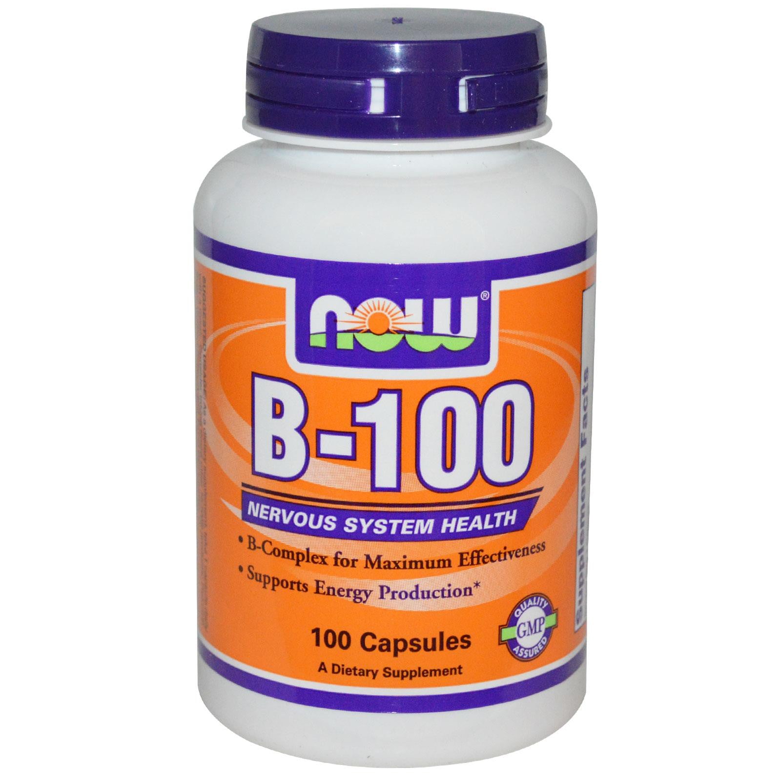 Now Foods, B-100, 100 Capsules