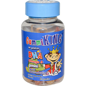 Gummi King DHA Omega-3 Gummies for Kids 60 Gummies