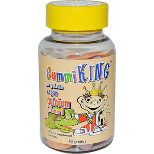 Gummi King Calcium Plus Vitamin D for Kids 60 Gummies