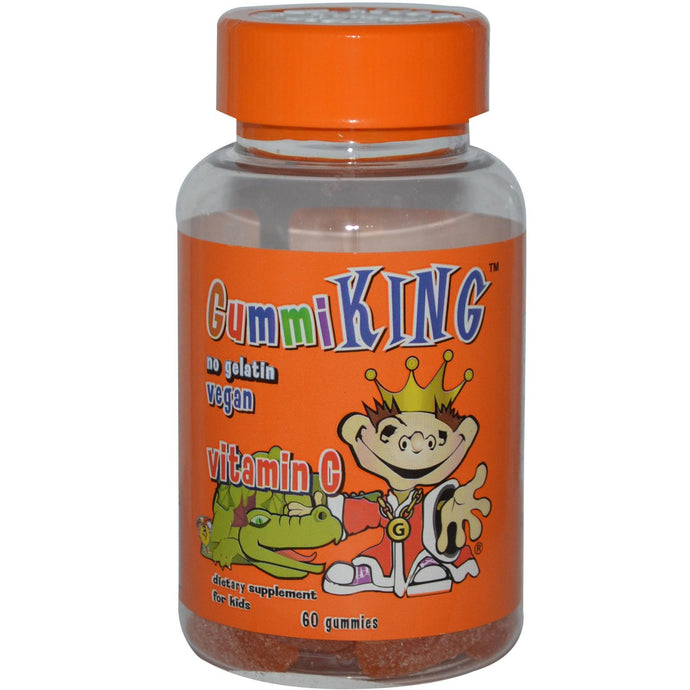 Gummi King Vitamin C for Kids Natural Orange Flavour 60 Gummies
