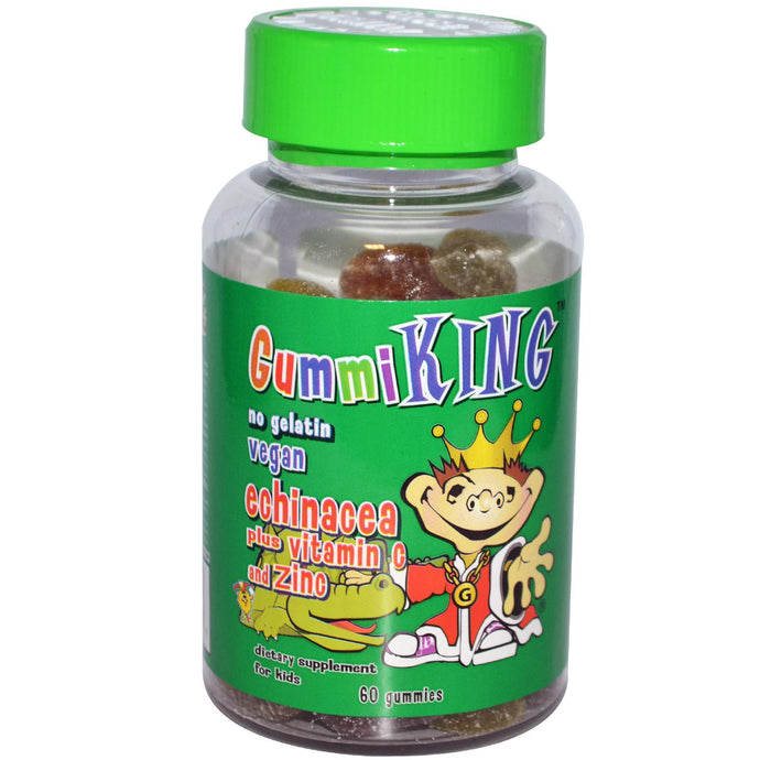Gummi King Echinacea Plus Vitamin C & Zinc for Kids 60 Gummies