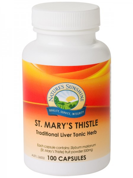 Nature's Sunshine St.Mary's Thistle 550mg 100 Capsules