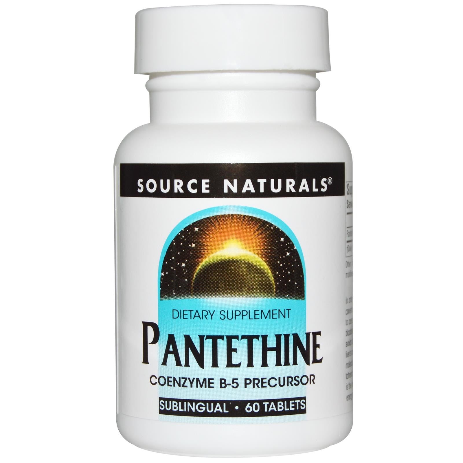 Source Naturals Pantethine Sublingual 60 Tablets