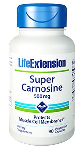 Life Extension Super Carnosine 500mg 90 Veggie Capsules