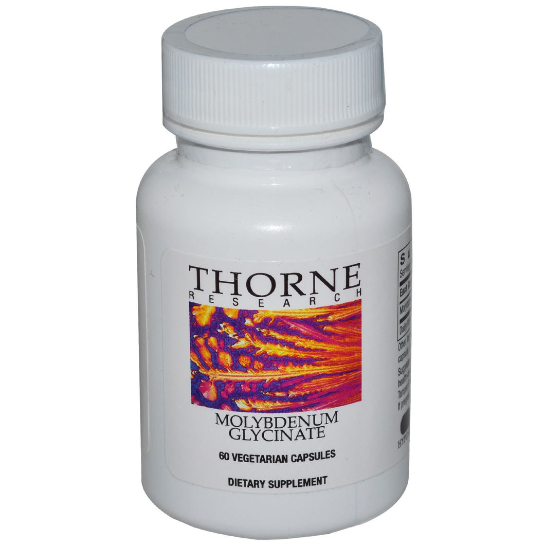 Thorne Research Molybdenum Glycinate 60 Vcaps - Dietary Supplement