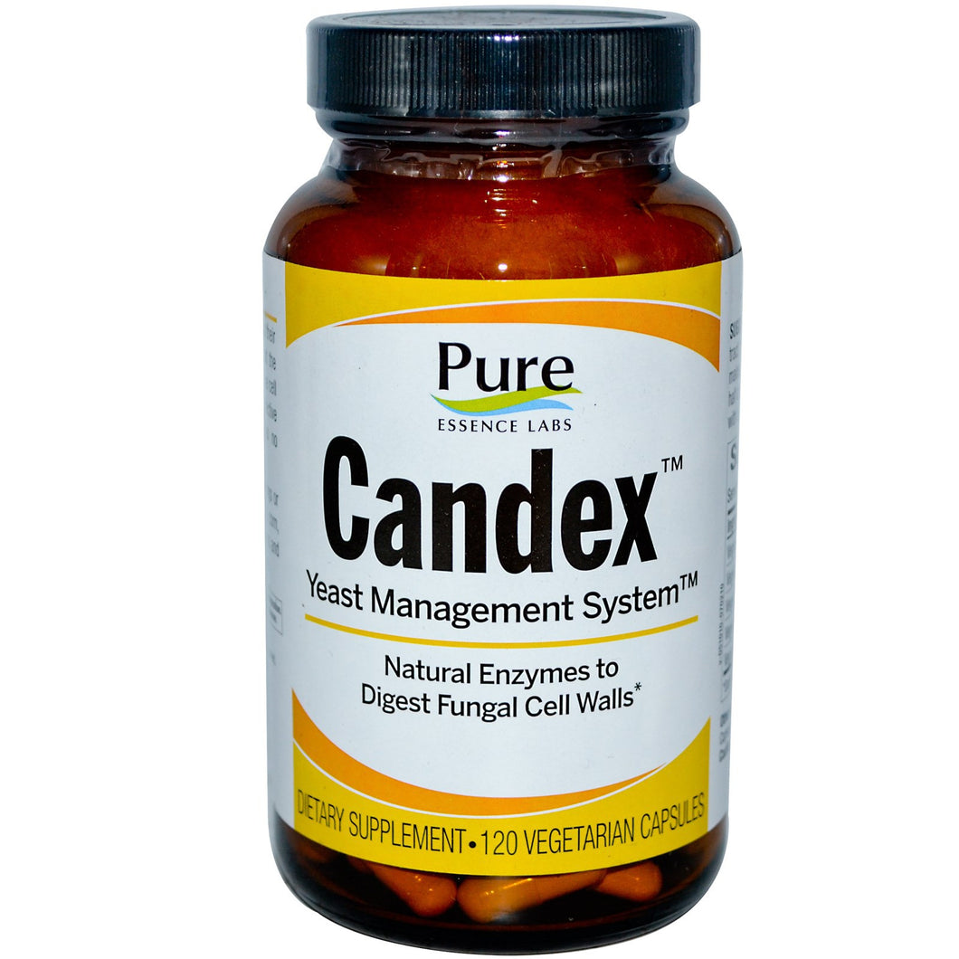 Pure Essence Candex Yeast Management 120 Capsules - Dietary Supplement