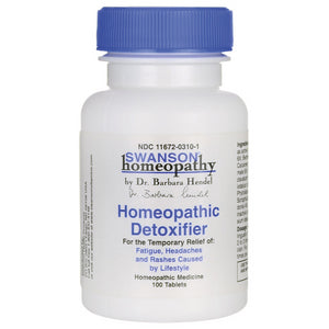 Swanson Homeopathy Detoxifier 100 Tablets