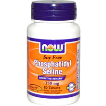 Load image into Gallery viewer, Now Foods Phosphatidyl Serine Soy Free 150mg 60 Tablets