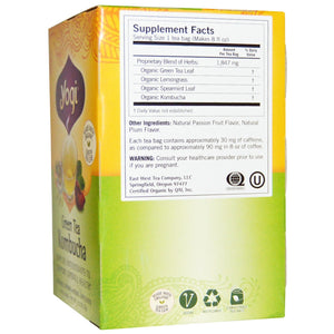 Yogi Tea Green Tea Kombucha 16 Tea Bags 1.12 oz (32g)