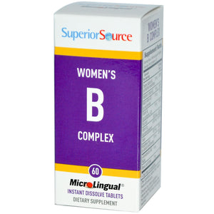 Superior Source Women's B Complex 60 MicroLingual Tablets