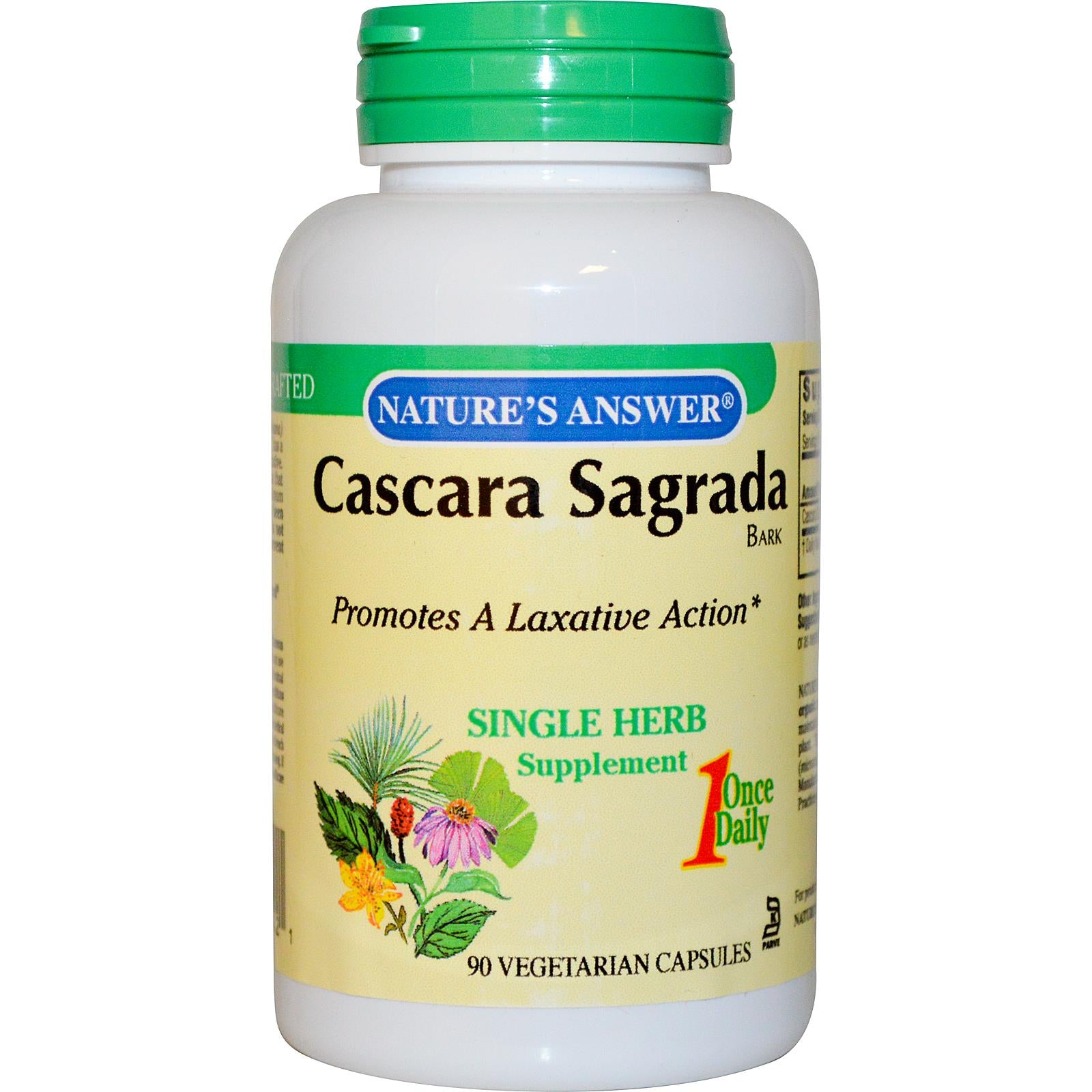 Nature's Answer, Cascara Sagrada Bark, 90 Vcaps ... VOLUME DISCOUNT