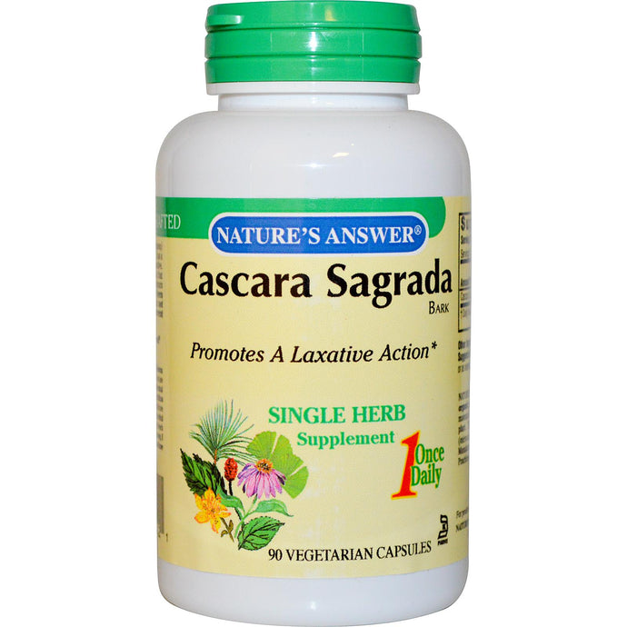 Nature's Answer, Cascara Sagrada Bark, 90 Vcaps ... VOLUME DISCOUNT