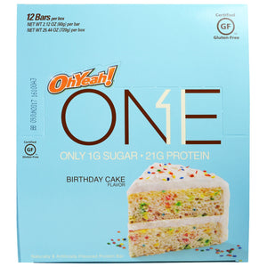 Oh Yeah! One Birthday Cake 12 Bars 2.12 oz (60g) Each