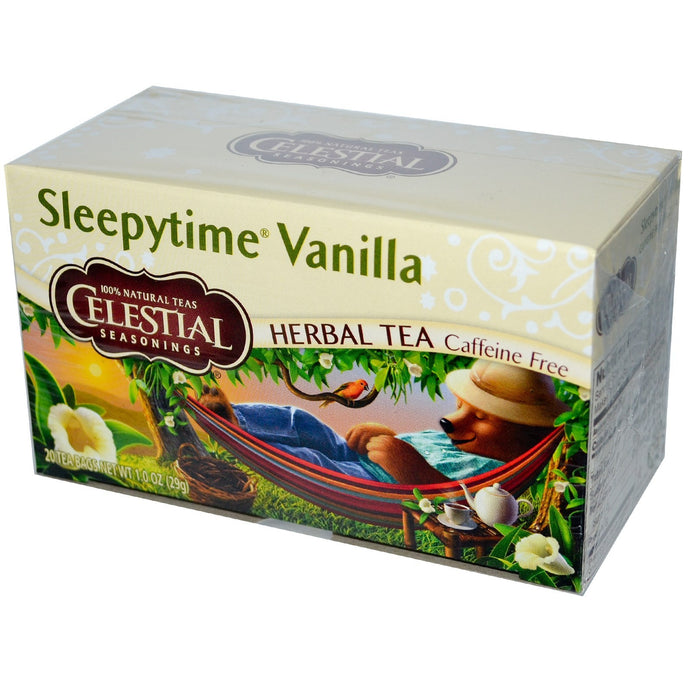 Celestial Seasonings Herbal Tea Sleepytime Vanilla Caffeine Free 20 Tea Bags 1.0 oz (29g)