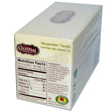 Load image into Gallery viewer, Celestial Seasonings Herbal Tea Sleepytime Vanilla Caffeine Free 20 Tea Bags 1.0 oz (29g)