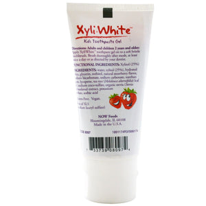 Now Foods Solutions XyliWhite Kids Toothpaste Gel Strawberry Splash 3.0 oz (85g)