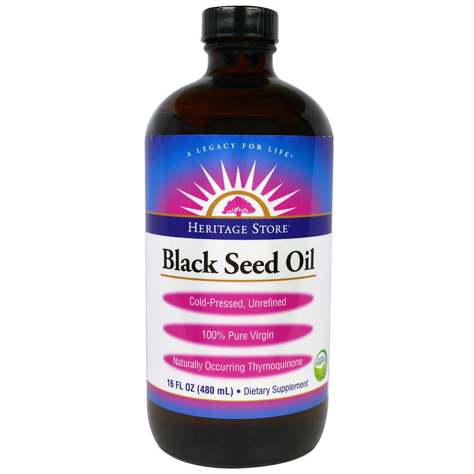 Heritage Store, Black Seed Oil, 16 fl oz (473 ml)