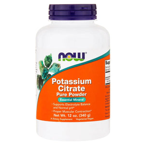 Now Foods Potassium Citrate Pure Powder 12 oz (340g)