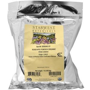 Starwest Botanicals, Rosehip Powder Organic (454gm)