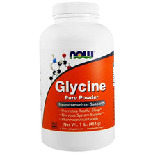 Load image into Gallery viewer, Now Foods Glycine Pure Powder 1 lb (454g)