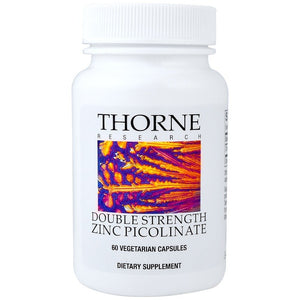 Thorne Research Double Strength Zinc Picolinate 30mg 60 Vegetarian Capsules