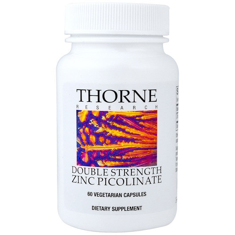 Thorne Research Double Strength Zinc Picolinate 30mg 60 Vegetarian Capsules