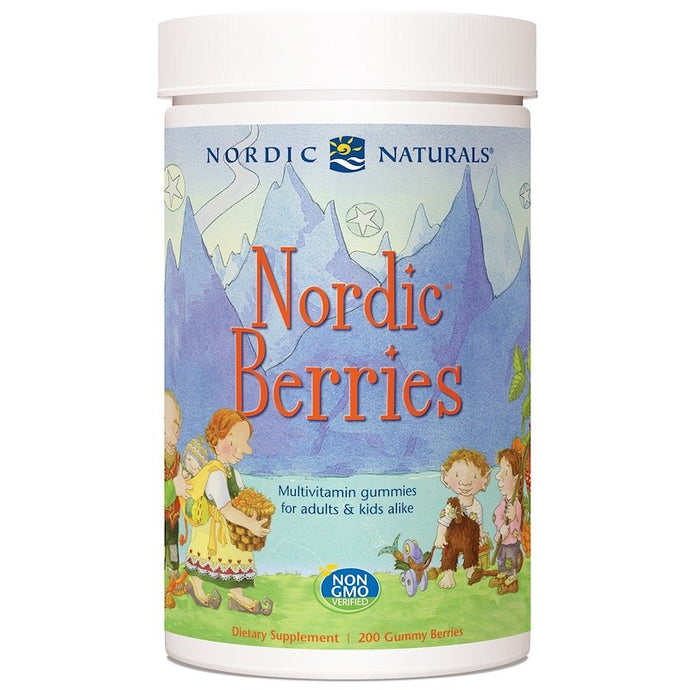 Nordic Naturals Nordic Berries Multivitamin Gummies 200 Gummies