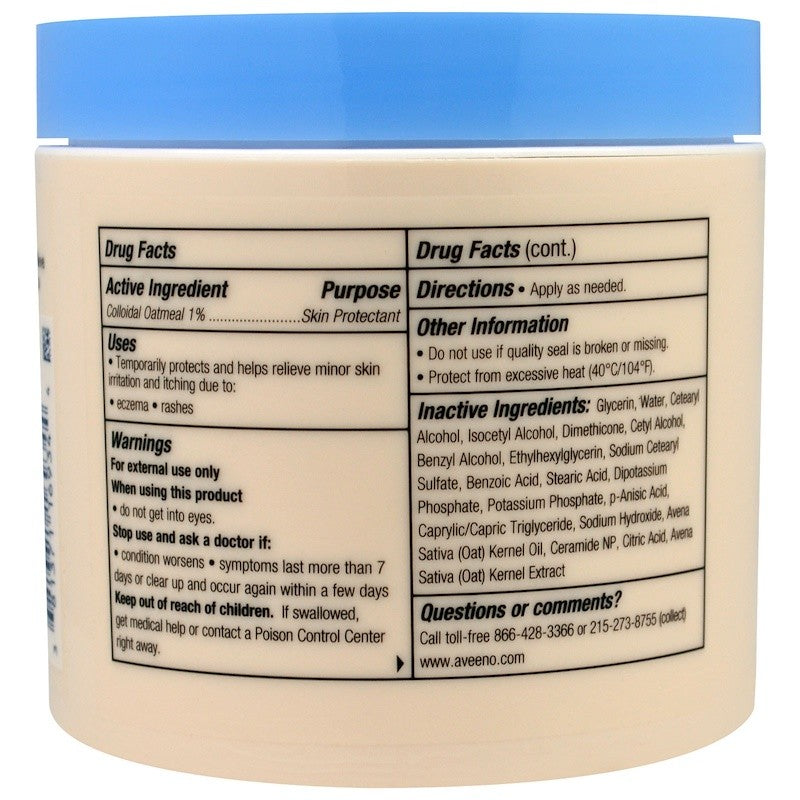Aveeno Baby Eczema Therapy Moisturising Cream Fragrance Free 312g