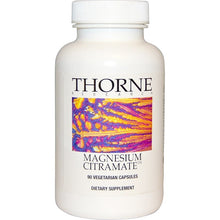 Load image into Gallery viewer, Thorne Research Magnesium Citramate 90 Vegetarian Capsules
