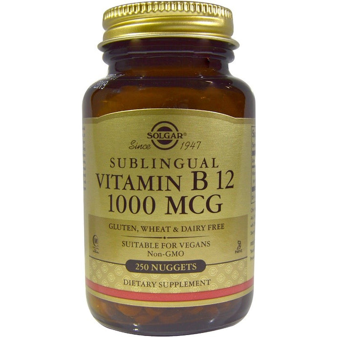 Solgar Sublingual Vitamin B12 1000mcg 250 Nuggets