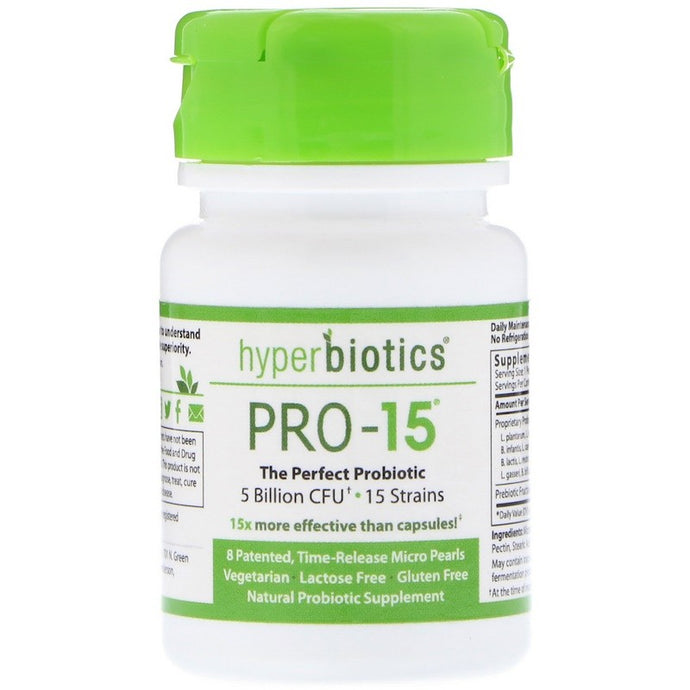 Hyperbiotics Pro-15 The Perfect Probiotic 5 Billion CFU 8 Tablets