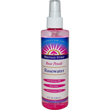 Load image into Gallery viewer, Heritage Store Rosewater Rose Petals 8 fl oz (240ml)