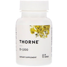 Load image into Gallery viewer, Thorne Research D-1000, 90 Capsules