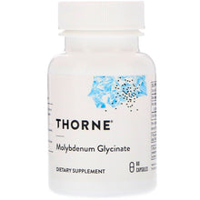 Load image into Gallery viewer, Thorne Research Molybdenum Glycinate 60 Capsules