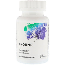 Load image into Gallery viewer, Thorne Research Ferrasorb 60 Capsules