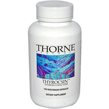 Load image into Gallery viewer, Thorne Research Thyrocsin Thyroid Cofactors 120 Vegetarian Capsules