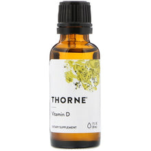 Load image into Gallery viewer, Thorne Research Vitamin D 1 fl oz (30ml)