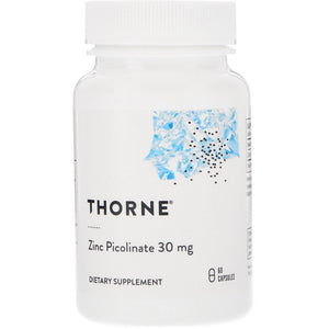 Thorne Research Zinc Picolinate 30mg 60 Capsules