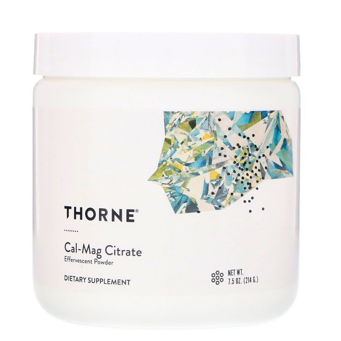 Thorne Research Cal-Mag Citrate Effervescent Powder 7.5 oz (214g)