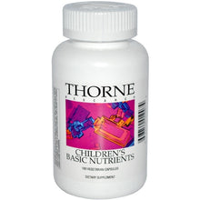 Load image into Gallery viewer, Thorne Research Children&#39;s Basic Nutrients 180 Vegetarian Capsules
