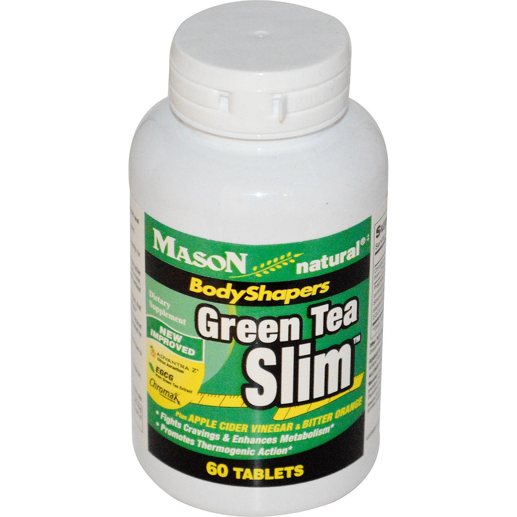 Mason Vitamins Green Tea Slim 60 Tablets - Dietary Supplement