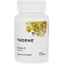 Load image into Gallery viewer, Thorne Research Vitamin A 25000 IU 90 Capsules