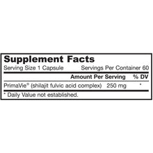 Load image into Gallery viewer, Jarrow Formulas Shilajit Fulvic Acid Complex 60 Capsules