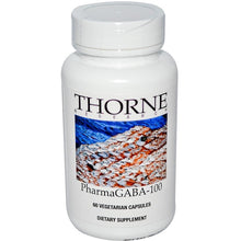 Load image into Gallery viewer, Thorne Research PharmaGABA-100 60 Vegetarian Capsules