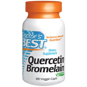 Doctor's Best Quercetin Bromelain 180 Veggie Caps - Dietary supplement