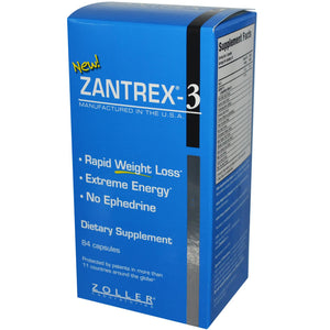 Zoller Laboratories Zantrex-3 Rapid Weight Loss 84 Capsules