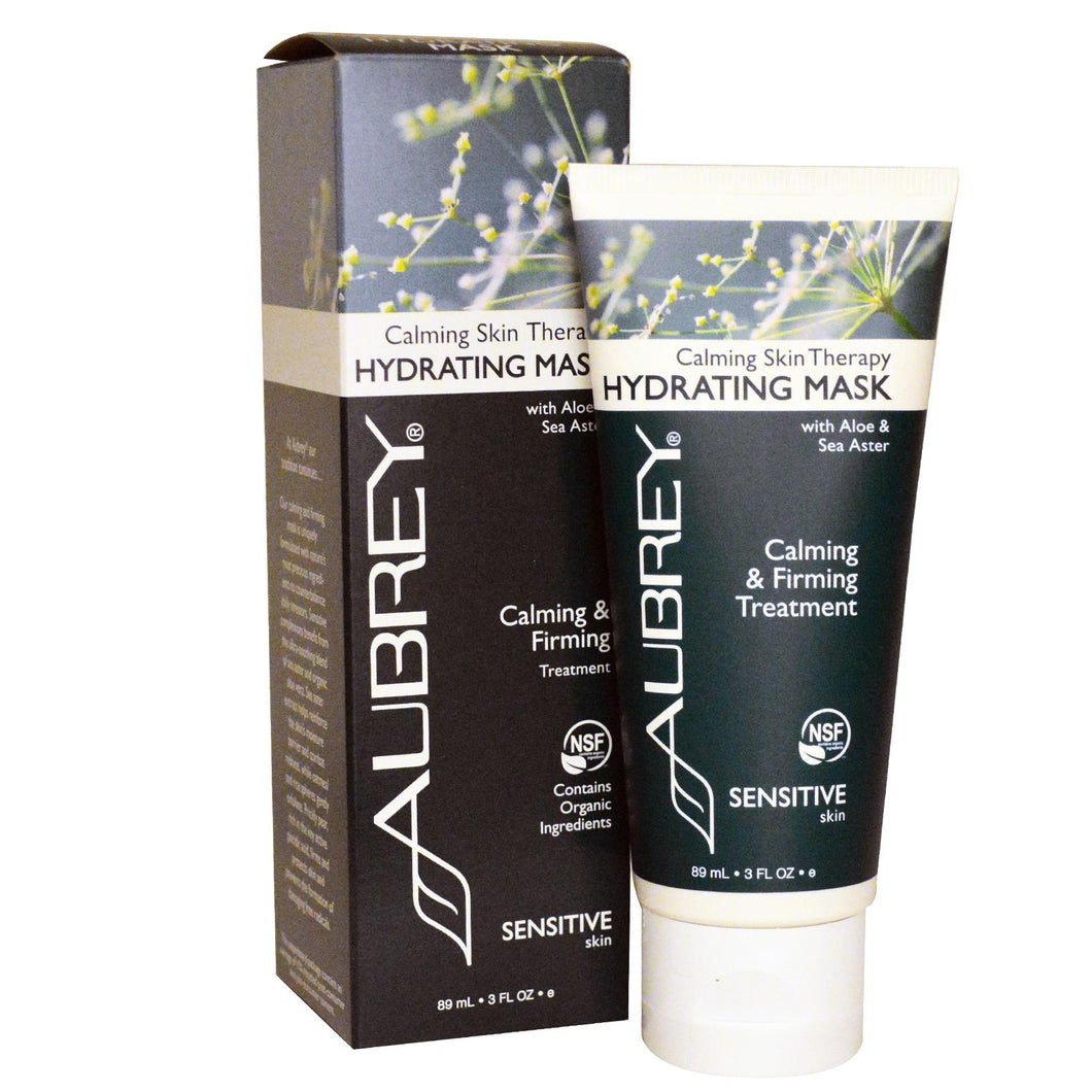 Aubrey Organics, Calming Skin Therapy, Hydrating Mask, Sensitive Skin (89ml)