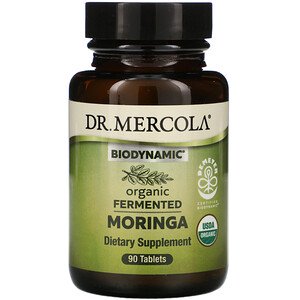 Dr. Mercola Biodynamic Organic Fermented Moringa 90 Tablets